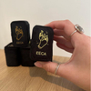 Unique Mini Ring Travel Box Black Full Box Rings Velvet Jewelry Packaging Portable Jewelry Storage Box Ring Earring Holder