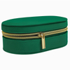 New Arrival Portable Oval Velvet Travel Ring Earrings Necklace Women Jewelry Organizer Box for Gift Wholesale 