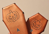 Leather Coffin Dice Storage Jewelry Box Halloween Surprise Ring Custom Coffin Shaped Pumpkin Necklace Bracelet Box Packaging