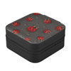 Personality Small Pu Leather Jewelry Storage Box Creative Cow Printing Mini Travel Women Girls Jewelry Organizer Case 
