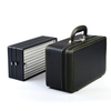 Luxury Vintage 3 Layer Portable Leather Jewelry Display Case Zipper Organizer Travel Jewelry Organizer Box