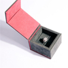 Custom Jewellery Magnet Flip Box Black Magnetic Jewelry Box Cardboard For Earring Ring Necklace Earring Bracelet 