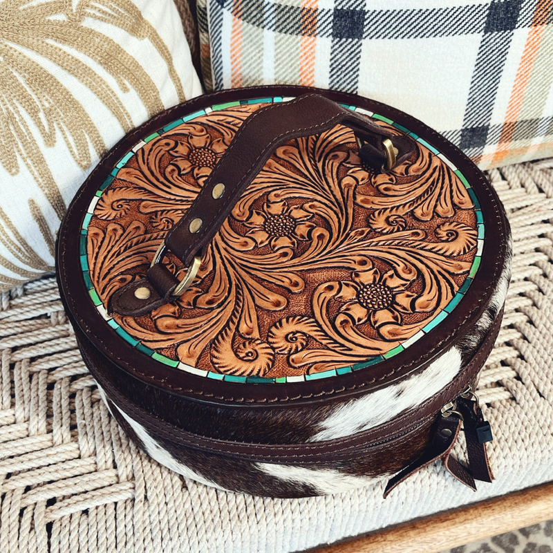 Vintage Portable Ring Earring Jewelry Box Storage Packaging Customizable Pu Leather Velvet Big Necklace Suitcase with Handles