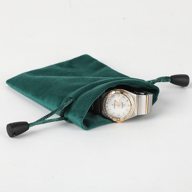 Luxury Custom Logo Jewelry Drawstring Velvet Packaging Bag Lipstick Watch Earrings Necklace Ring Storage Bag