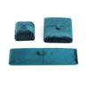 Luxury Custom Small Velvet Double Open Jewelry Ring Earrings Pendant Packaging Box Wholesale