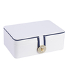 High Grade Anti-oxidation Leather Two Layer Jewelry Earrings Necklace Bracelet Watch Hair Accessories Hairpin Storage Box