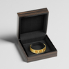 Custom Black Square Wooden Necklace Pendant Bracelet Packaging Box Earrings Ring Premium Jewelry Box Set