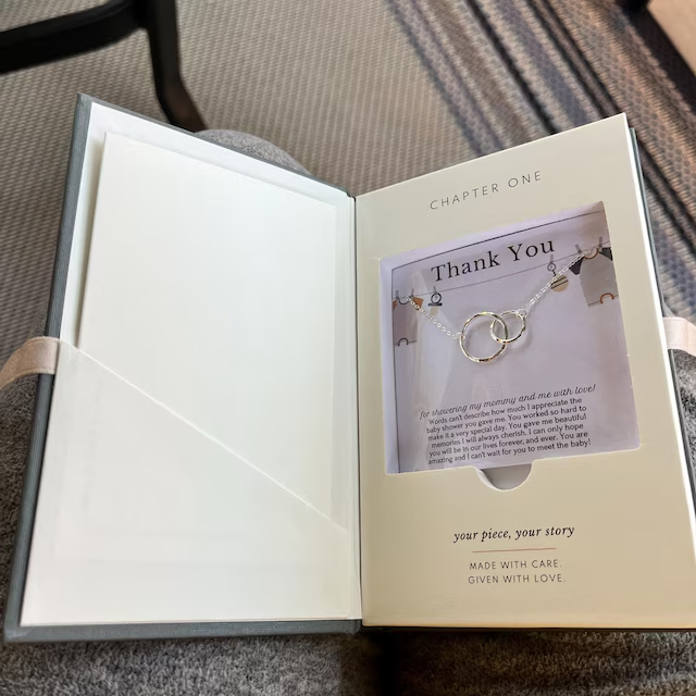 Book Shaped Pendant Paper Necklace And Earring Holiday Gift Box Packaging Custom Printed Jewelry Box