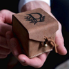 Cowboy Wedding Themes Leather Engagement Ring Box Closure Rope Strap Boxes for Velvet Earrings Necklace Jewelry Box Organizer