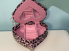 Custom Mini Sofa Leopard Jewelry Box Organizer Velvet Fabric Vintage Earring Box Packaging Ring Necklace Display Box