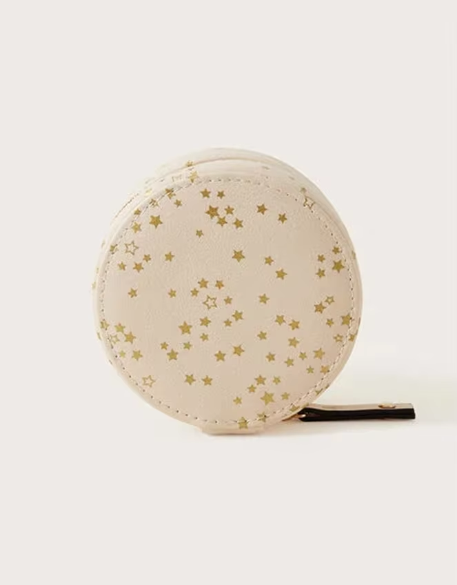 Personalized Zipper Packaging Jewelry Boxes Leather with Bag for Necklace Ring Printed Boxes Packaging Star Jewelry Boxes