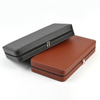 Luxury Velvet Jewelry Case Travel Jewelry Box Wheeled Jewelry Travel Box with Zipper
