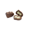 Wooden Double Ring Box Decorative Jewelry Box Gift Lover Heart Box