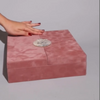 Luxury Jewelry Box Organizer Pearl Necklace Box Packaging Custom Velvet Double Open Closure Keepsake Bracelet Box