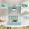 Luxury Leather Travel Jewelry Box Organizer for Bangle Ring Earrings Necklace Storage With Large Volume Jewellery Cases 