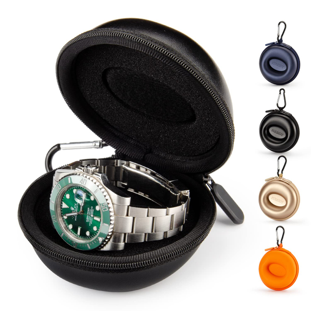 Wholesale Portable Single Watch Box Organizer Travel Watch Case 1 Slot Watch Boxes Cases for Women 