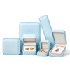 Factory Wholesale Design High-end Small PU Leather Ring Pendant Necklace Bracelet Jewelry Packaging Box Set