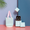 Manufacturers Sell Fresh Hot Silver Paper Tiffany Blue Jewelry Ring Earrings Bracelet Necklace Set Packaging Box