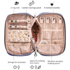 Manufacture Luxury Portable Organizer Box Velvet Earrings Necklaces Bracelets Rings Storage Jewelry Bag 