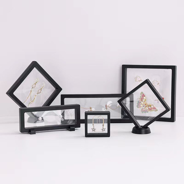 Transparent PE Film Suspension Stationery Bracelet Nail Enhancement Ring Jewelry Storage Display Packaging Box
