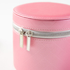 Gift Box Packaging Jewelry Travel Jewelry Box Storage Custom Round Leather Jewelry Box