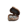 Wooden Double Ring Box Decorative Jewelry Box Gift Lover Heart Box