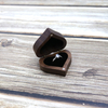 Heart Shaped Wood Ring Box Magnetic Proposal Ring Box for Engagement Wedding Ceremony Birthday Gift wood ring box