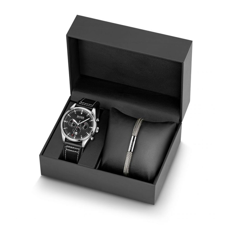 Custom Embossed Logo Square Foldable PU Leather Watch Band Storage Packaging Box Watch Display Case with Pillow Insert