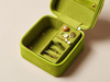 Travel Home Storage Portable Jewelry Necklace Display Box Light Green Jewelry Flat Bags And Boxes Earrings Ring Watch Organizer