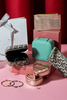 Bold Cheetah Print Mini Heart Jewellery Box Luxury Velvet Leopard Bracelet Rings Organizer Necklace Jewelry Gift Box Packaging