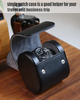 Factory Custom Logo Genuine Leather 1 Slot Wrist Watch Carry Case Watch Travel Storage Packaging Box 