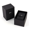 Custom Logo Black Pu Leather Travel Watch Case Storage Box Luxury Leather Display Watch Roll Packaging Box with Pillow Insert