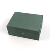 Luxury Bracelet Necklace Ring Jewelry Storage Organizer Display Box Velvet Travel Jewelry Trays Storage Packaging Box