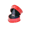 Heart Shaped Velvet Ring Earrings Jewelry Gift Display Case Packaging Box with LED Light for Wedding Anniversary