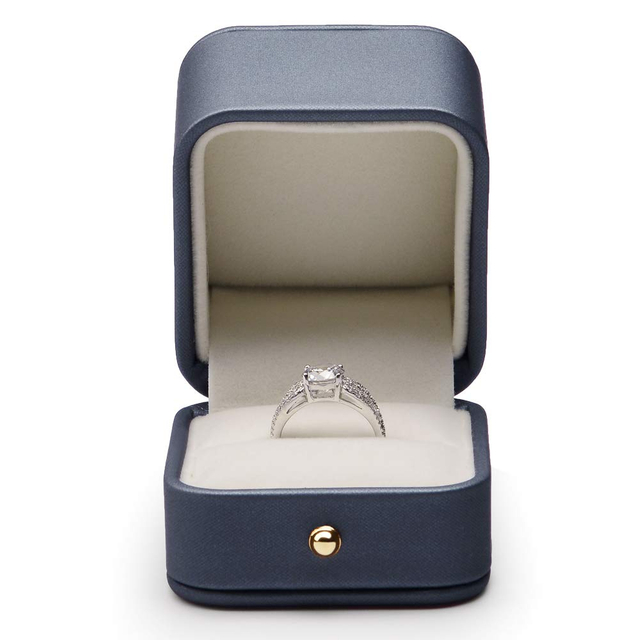 Custom Premium Pu Leather Proposal Ring Necklace Earring Bracelet Jewelry Gift Storage Packaging Box Set for Wedding
