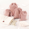 Velvet Jewelry Storage Bags with Snap Button Gift Packaging Bags Purse Pouches for Rings Bracelets Necklaces Earrings