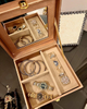 Wholesale Leather Vintage Necklace Watch Jewelry Box Manufacturer