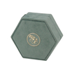 Luxury Custom Logo Velvet Hexagon Shape Ring Earring Necklace Jewelry Packaging Box with Foam Insert