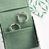 Luxury Jewelry Bag Envelope Cotton Gift Jewelry Printed Logo Microfiber Custom Ring Earrings Bracelet Jewelry Cover Bag