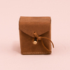 Cowboy Wedding Themes Leather Engagement Ring Box Closure Rope Strap Boxes for Velvet Earrings Necklace Jewelry Box Organizer