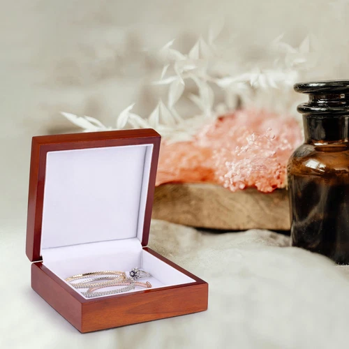 Halloween Spider Graffiti Bracelet Jewelry Box Custom Velvet Lining Wooden Big Engraving Ring Pendant Jewelry Box Organizer