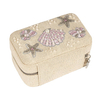 Bead Embroidery Distressed Jewelry Box Organizer Vintage Tassel Hand Flower Sequin Ring Bracelet Necklace Velvet Earring Boxes