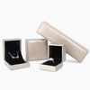Luxury Necklace Earring Ring Jewelry Gift Packaging Box Custom Bracelet boxes with logo velvet jewellery box