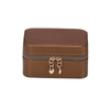 Small Travel Portable Jewelry Boxes Packaging Custom Logo PU Leather Jewelry Box