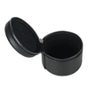 Portable Small Black Cylinder Pu Watch Box Custom Travel Single Watch Boxes with Zipper And Sewing