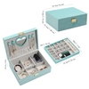 Luxury Leather Travel Jewelry Box Organizer for Bangle Ring Earrings Necklace Storage With Large Volume Jewellery Cases 