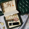 Custom High Quality PU Leather Jewelry Storage Box Jewelry Box Jewelry Organizer Luxury Portable Case 