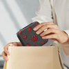 Personality Small Pu Leather Jewelry Storage Box Creative Cow Printing Mini Travel Women Girls Jewelry Organizer Case 