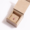 Custom Jewellery Magnet Flip Box Black Magnetic Jewelry Box Cardboard For Earring Ring Necklace Earring Bracelet 