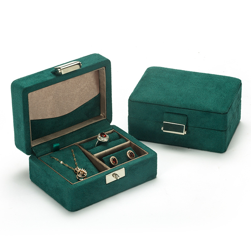 High Grade European Wooden Ring Pendant Earrings Birthday Wedding Gift Box with Velvet Cover Wholesale